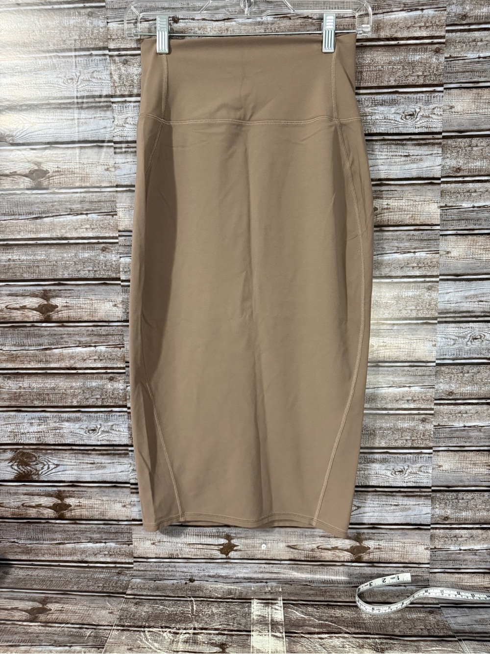 Lululemon Nulu Slim Fit High Rise Skirt in Taupe Brown see description size sm